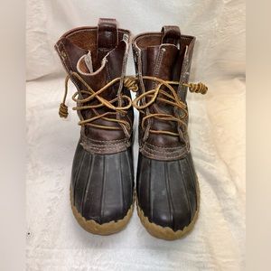 L.L. Bean boots brown leather upper Size 7